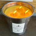 Outdoor Citronella Beeswax Candle Bucket | Patio Candle