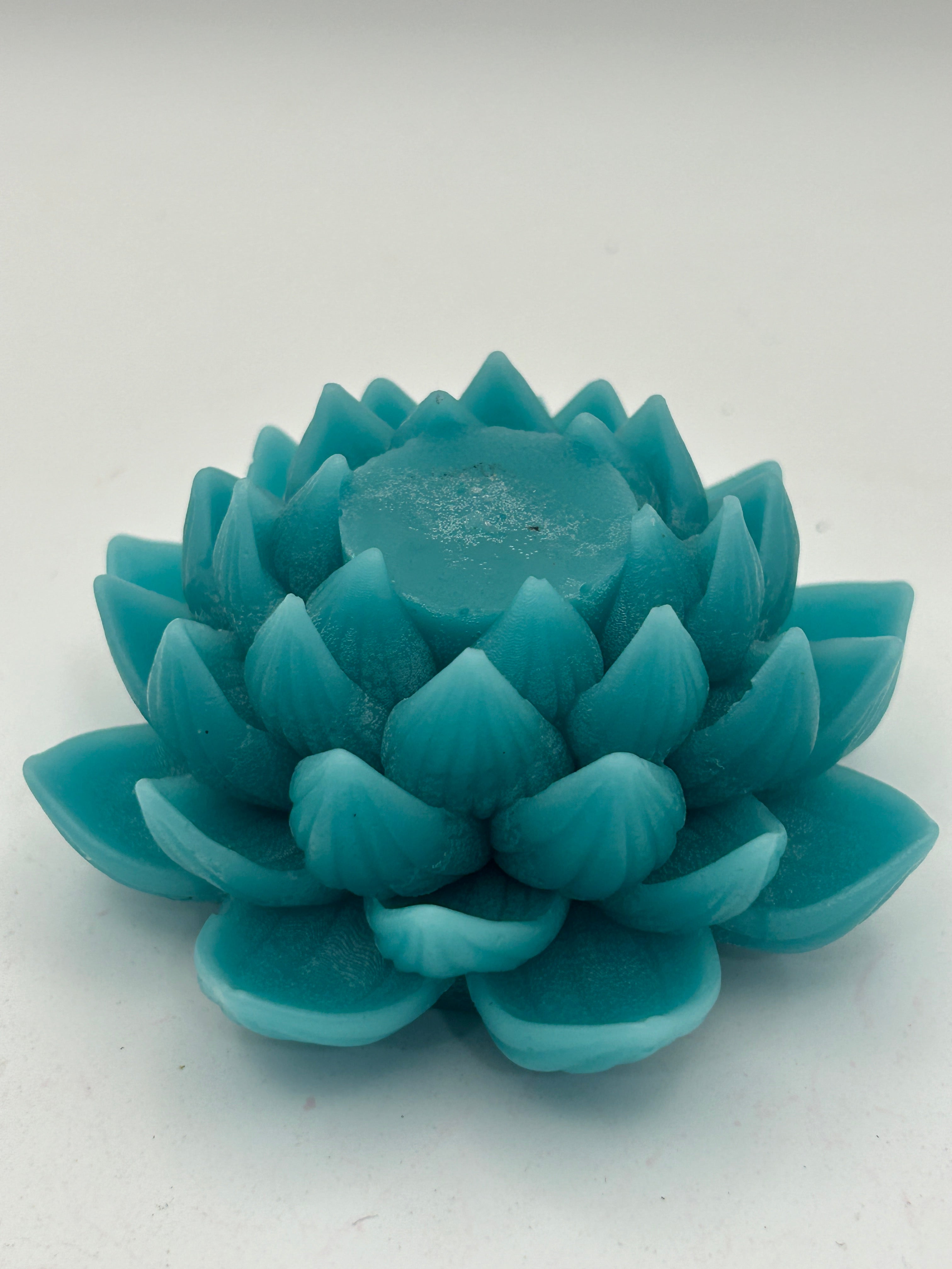 Lotus Flower Beeswax Candle | Hand-Poured Floral Candle