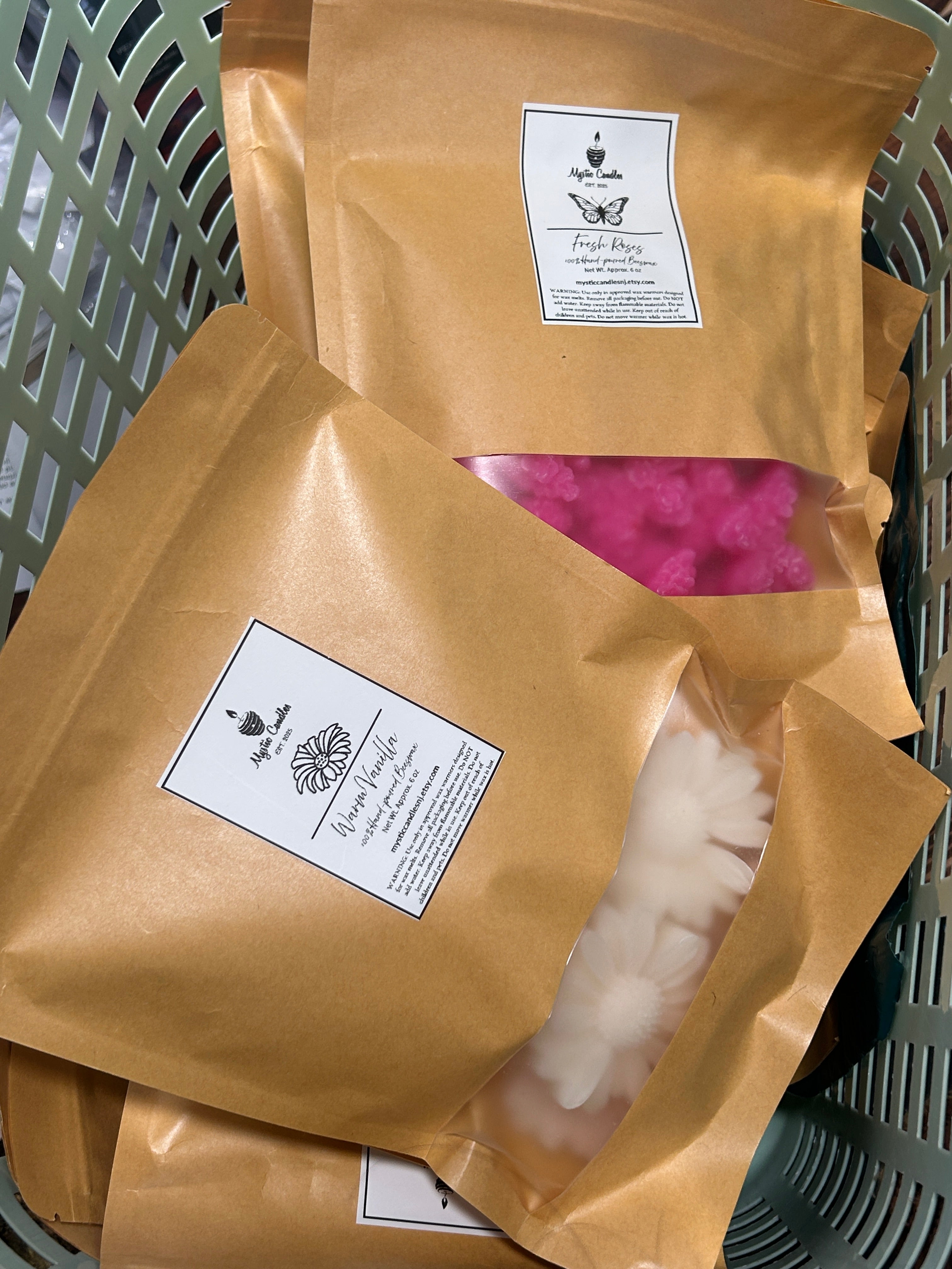 Butterfly Beeswax Wax Melts, 6 oz Bags