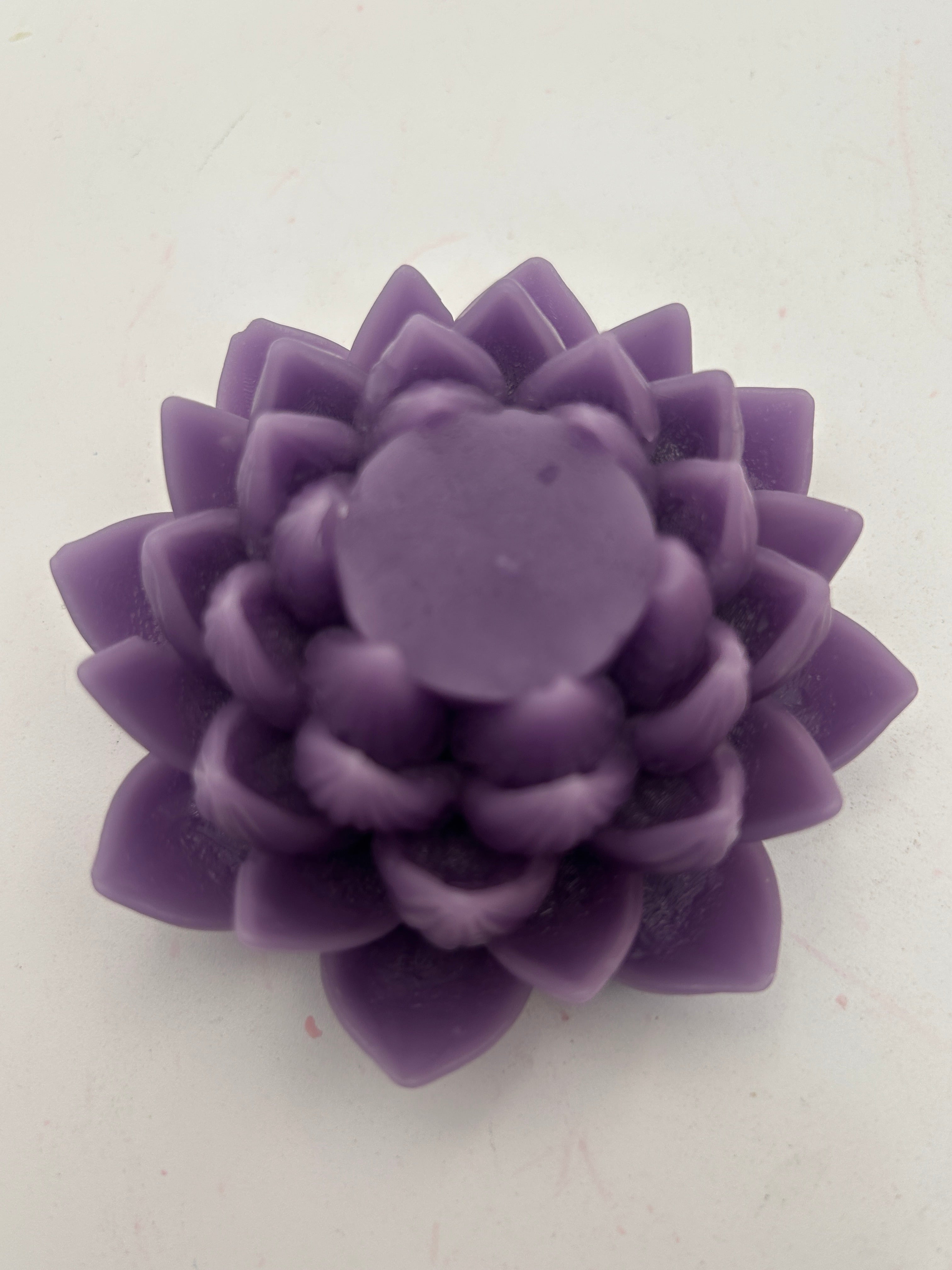 Lotus Flower Beeswax Candle | Hand-Poured Floral Candle