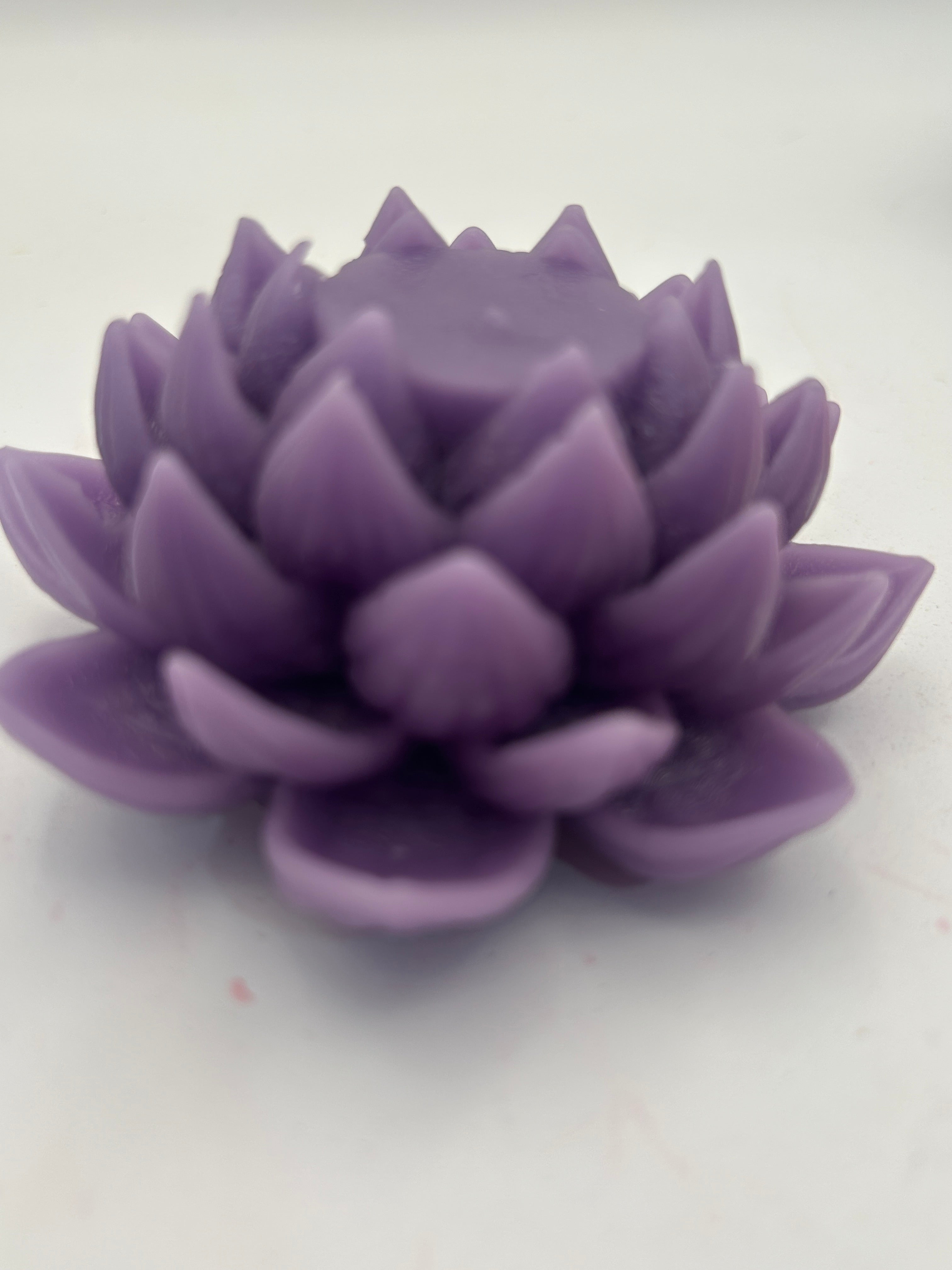 Lotus Flower Beeswax Candle | Hand-Poured Floral Candle