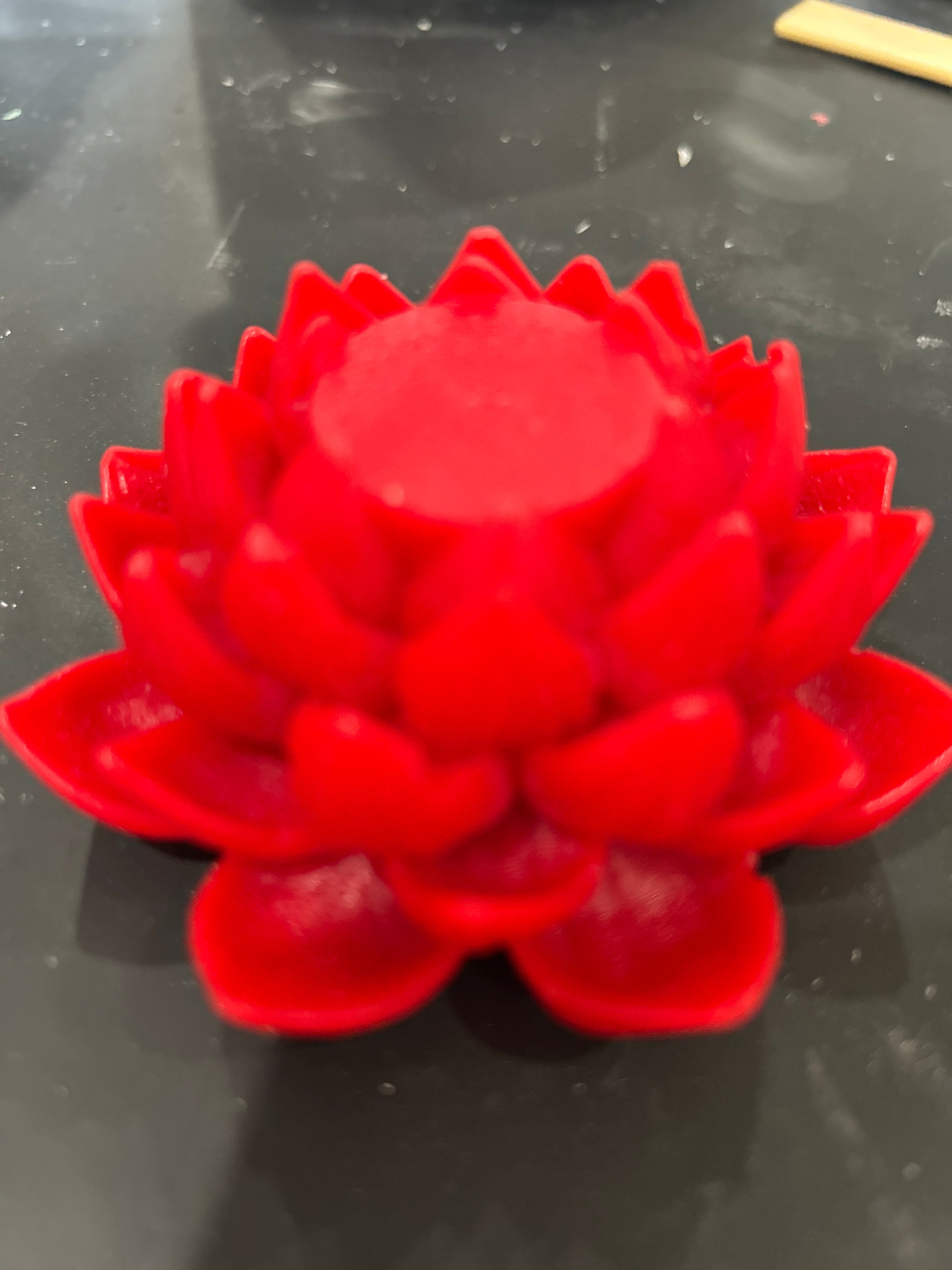 Lotus Flower Beeswax Candle | Hand-Poured Floral Candle