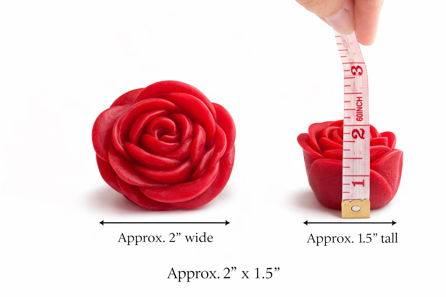 Rose Beeswax Wax Melts, 6 oz Bags